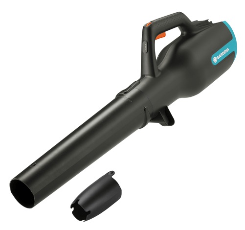 Gardena PowerJet 18V P4A - Soffiatore a batteria portatile senza batteria e caricabatterie, leggero e potente