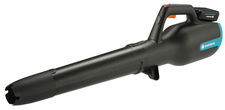 Gardena PowerJet 18V P4A - Soffiatore a batteria portatile senza batteria e caricabatterie, leggero e potente