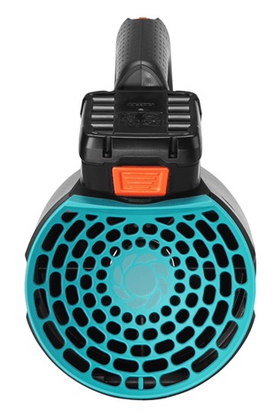 Gardena PowerJet 18V P4A - Soffiatore a batteria portatile senza batteria e caricabatterie, leggero e potente
