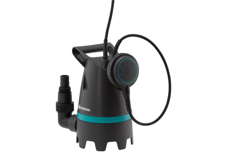 GARDENA 10500 BASIC Pompa sommersa per acque sporche - 400 W, 10500 l/h, Profondità max 7 m, Altezza max 5.5 m