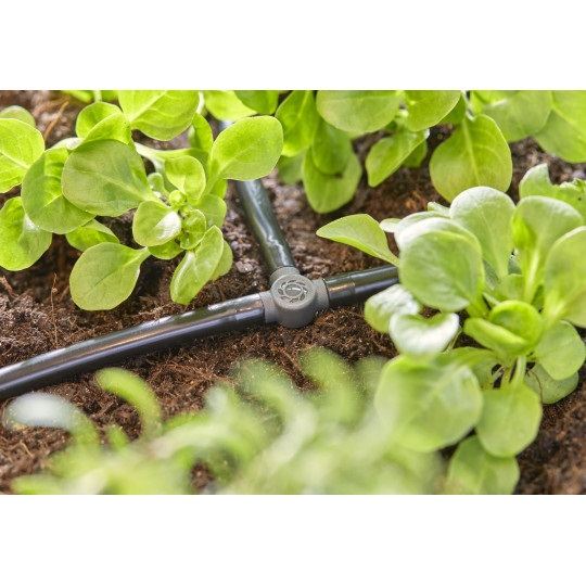 Gardena Raccordo a T 4,6 mm (3/16 pollici) - 10 pezzi per Micro-Drip System con tecnologia Easy & Flexible