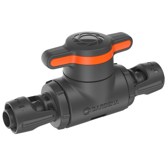 Gardena 13207-20 Valvola di Regolazione e Chiusura 13 mm (1/2 pollici) per Micro-Drip-System - Chiusura Tubo e Regolazione Flusso d'Acqua