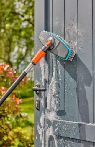 Gardena Cleansystem Manico ad Acqua S - Alluminio 90 cm con Regolazione Continua del Flusso per Pulizia di Grandi Superfici