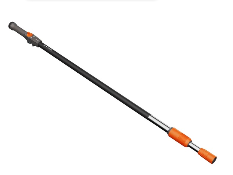 Gardena Manico Telescopico M - XL in Alluminio, 155-260 cm, per Pulizia con Regolazione Flusso d'Acqua