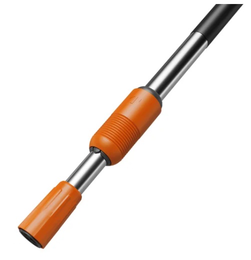 Gardena Manico Telescopico M - XL in Alluminio, 155-260 cm, per Pulizia con Regolazione Flusso d'Acqua