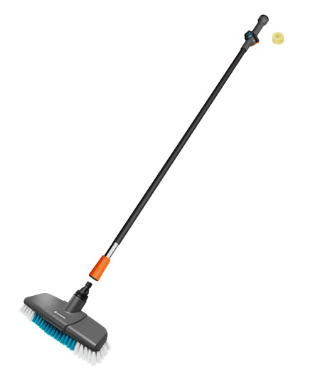 Gardena Set di Pulizia Cleansystem Soft con Manico 90 cm e Idrospazzola per Superfici Delicate