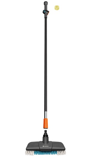 Gardena Set di Pulizia Cleansystem Soft con Manico 90 cm e Idrospazzola per Superfici Delicate