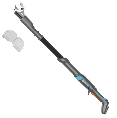 Gardena EasyCut 110/18V P4A - Troncarami a Batteria con Diametro di Taglio Max 28 mm, Lunghezza 110 cm, per Rami Fino a 2,5 m di Altezza, SENZA Batteria