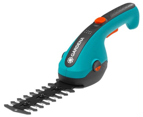 Gardena ClassicCut Li - Forbici a batteria per erba 8 cm, 3.6 V, 2.5 Ah, Ioni di Litio, Impugnatura comoda con LED