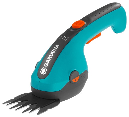 Gardena ClassicCut Li - Forbici a batteria per erba 8 cm, 3.6 V, 2.5 Ah, Ioni di Litio, Impugnatura comoda con LED
