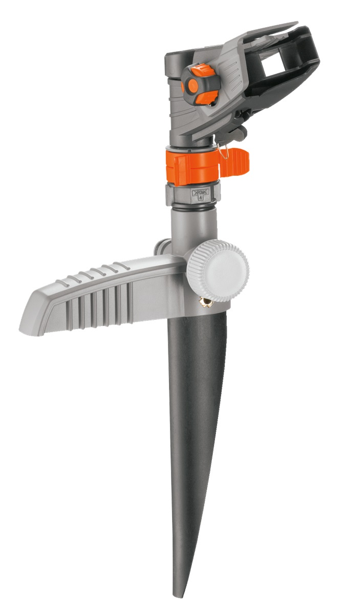 GARDENA Comfort 8141-20 Irrigatore a Impulso a Settori in Plastica Robusta con Regolazione Angolo da 25° a 360°