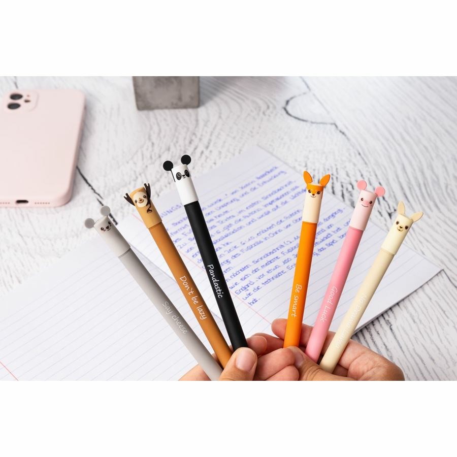 Eberhard Faber Penna in gel cancellabile Volpe Blu 0,7 mm - Design Ergonomico, Ricaricabile