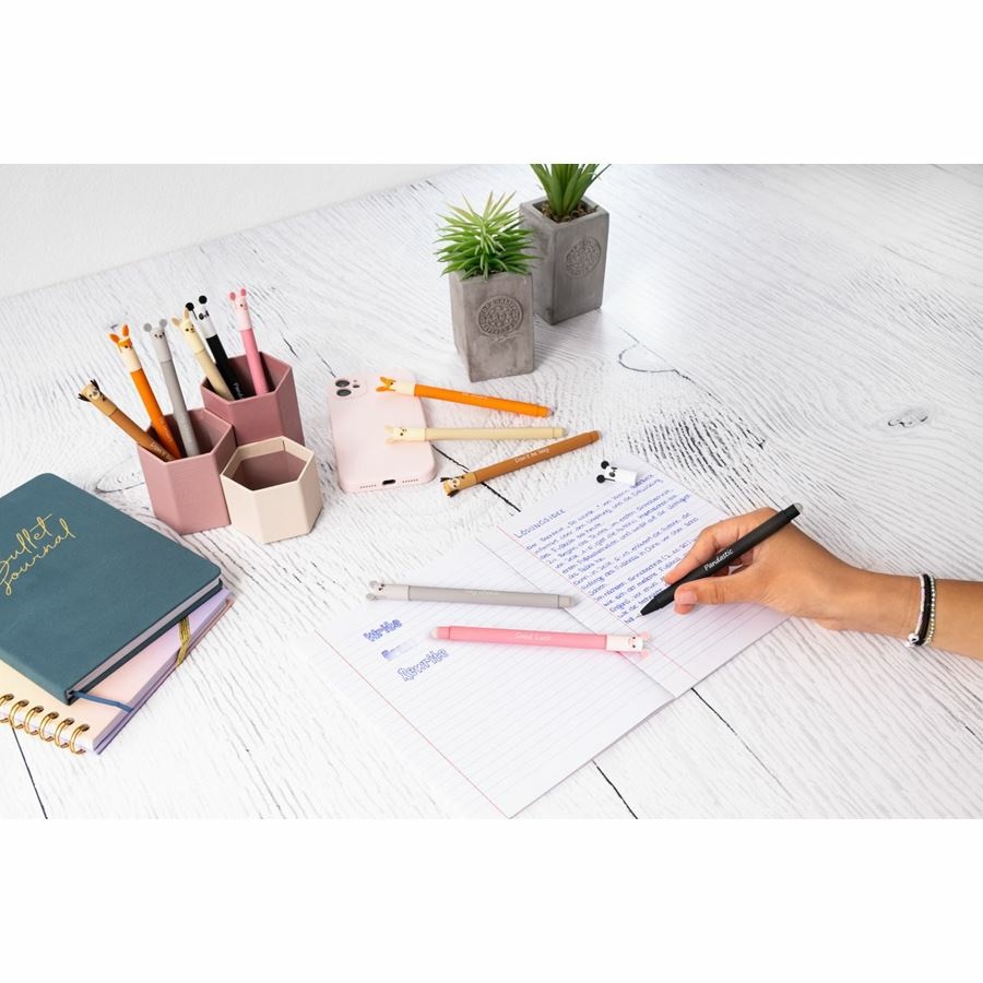 Eberhard Faber Penna Roller Gel Cancellabile Sloth Blu 0,7 mm Ricaricabile