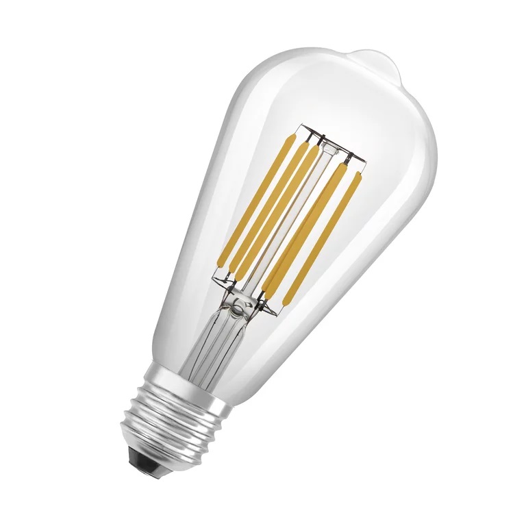 Osram Lampadina LED Filamento Edison E27 4W Bianco Caldo 3000K Sostituisce 60W