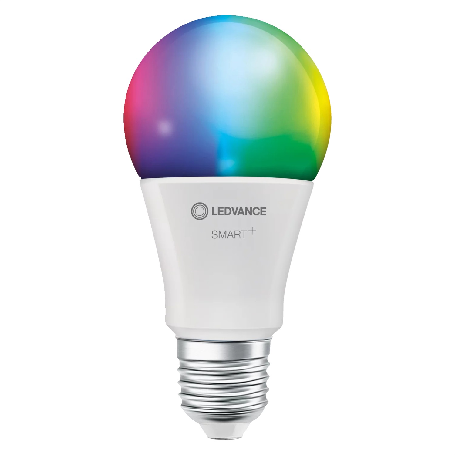 LEDVANCE Lampadina LED SMART MATTER E27 9,5W RGBW - Luce Bianca Regolabile 2700-6500K, Controllo Vocale e App, Compatibile con Google, Alexa e Apple