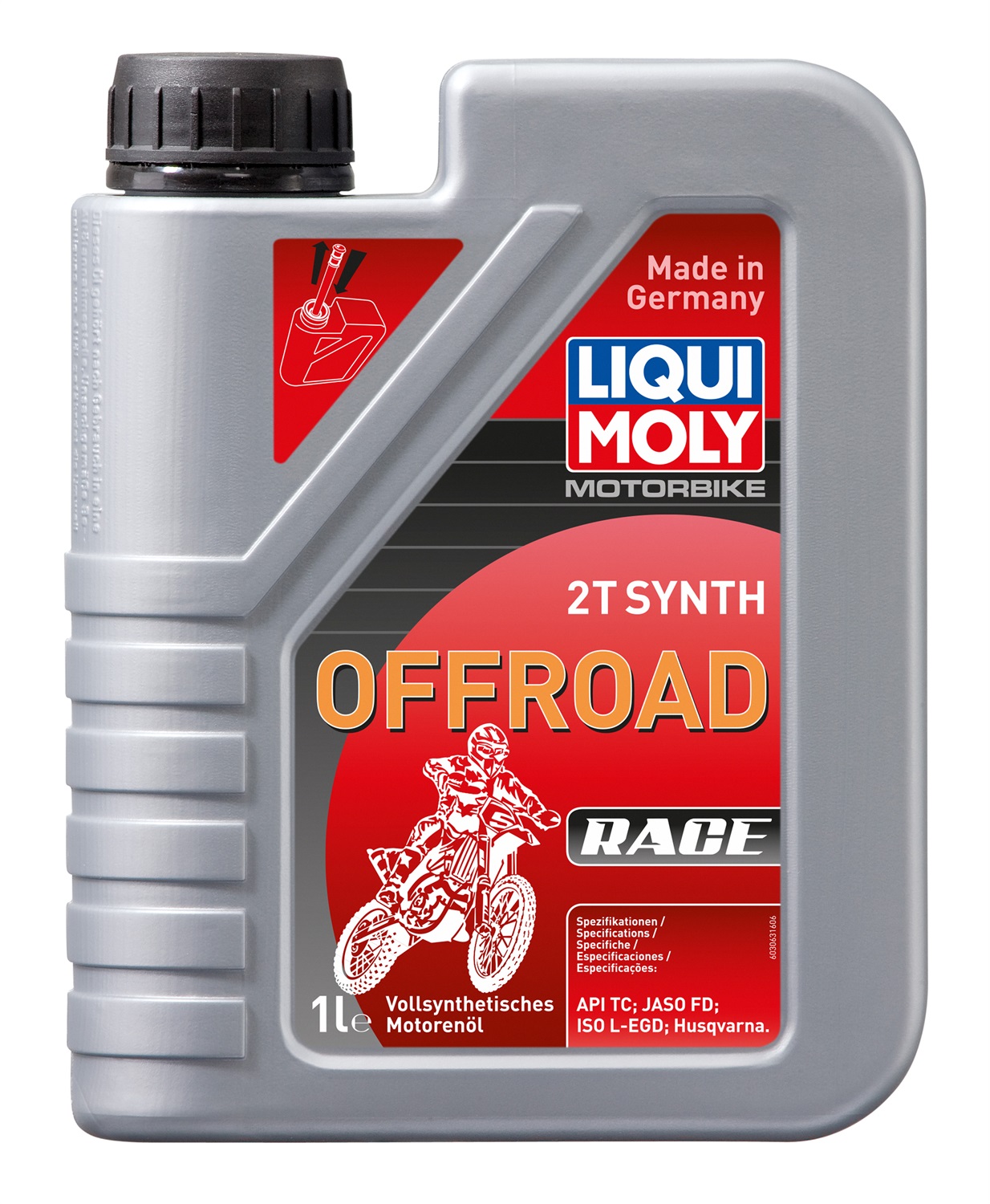 LIQUI MOLY Olio Motore 2T Synth Offroad Race 100% Sintetico per Moto da Enduro e Motocross - Alta Prestazione e Protezione Ottimale