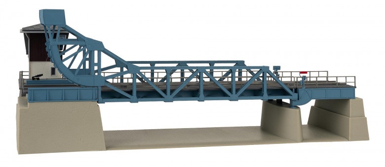FALLER 120506 Modellino Multicolore con Ponte Pieghevole Funzionale per Trasporto Ferroviario e Veicoli Car System