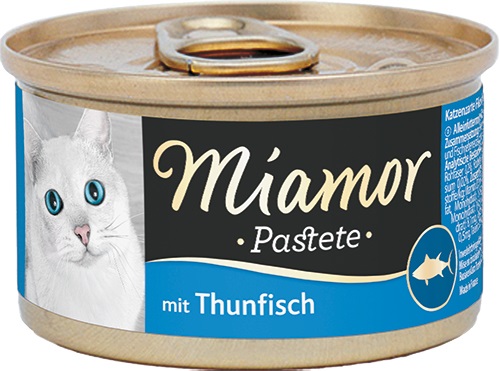Miamor Paté Tonno 85 g - Cibo umido completo per gatti adulti con magnesio