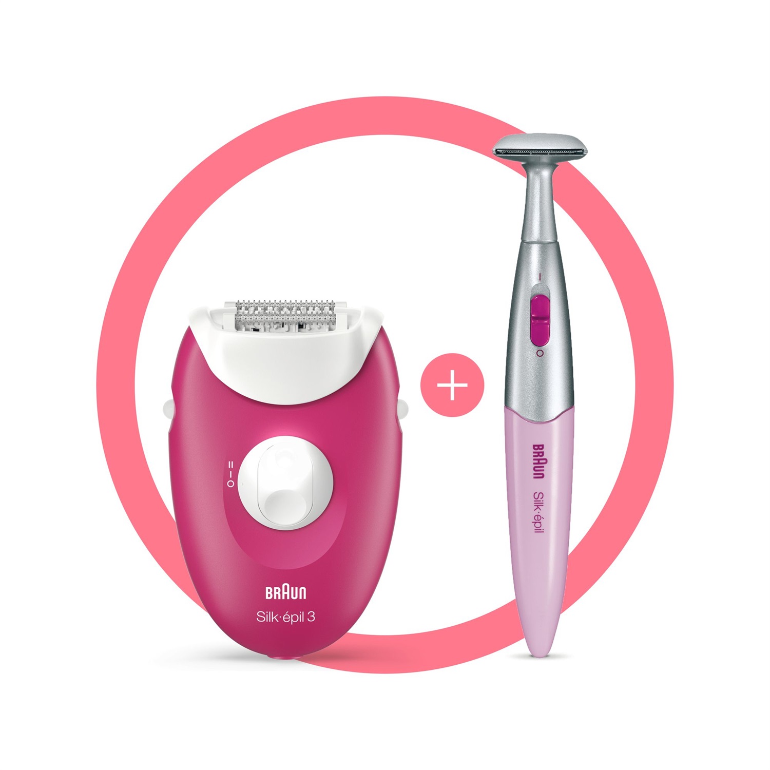 Braun Silk-épil 3-420 - Epilatore Elettrico Donna con 20 Pinzette, 2 Velocità e Luce - Rimozione Duratura dei Peli - Bianco/Rosa