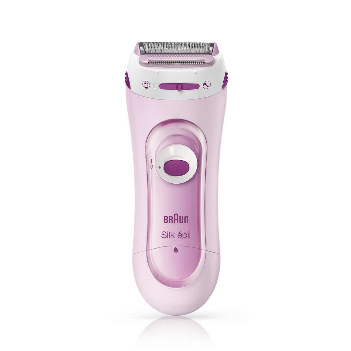 Braun Silk-épil 5-100 Rasoio Elettrico e Rifinitore Senza Fili Rosa con Lamina Orientabile e Trimmer per Gambe, Ascelle e Zona Bikini