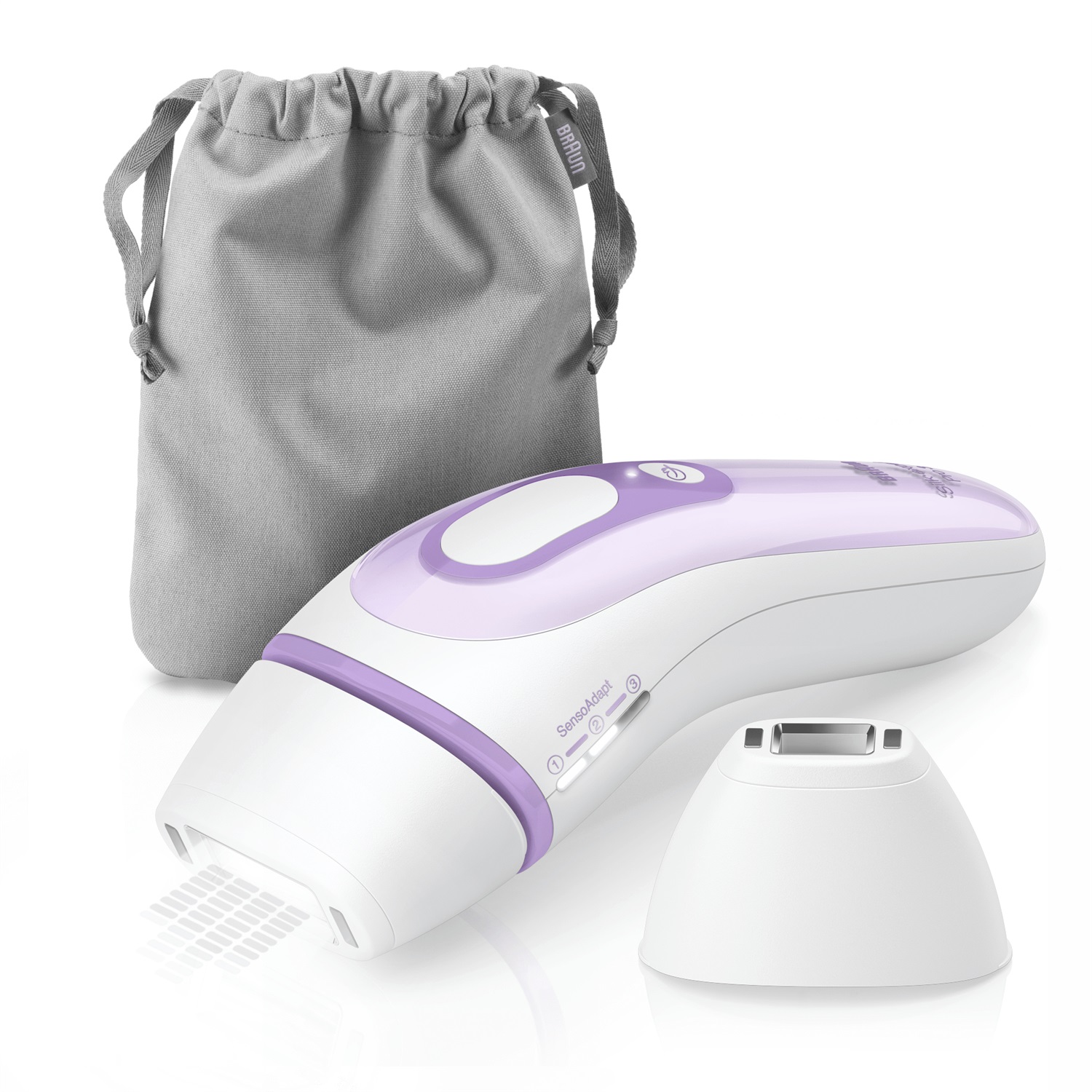 Braun Silk-expert Pro 81677836 epilatore a luce pulsata Luce pulsata intensa (IPL) Lillà, Bianco