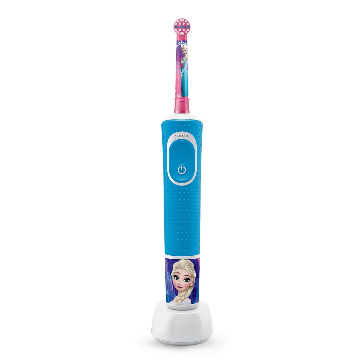 Oral-B Kids Frozen Spazzolino Elettrico Ricaricabile per Bambini dai 3 Anni, Setole Morbide, Delicato sulle Gengive, 1 Testina, Batteria Litio, Idea Regalo, Color Bianco/Ghiaccio