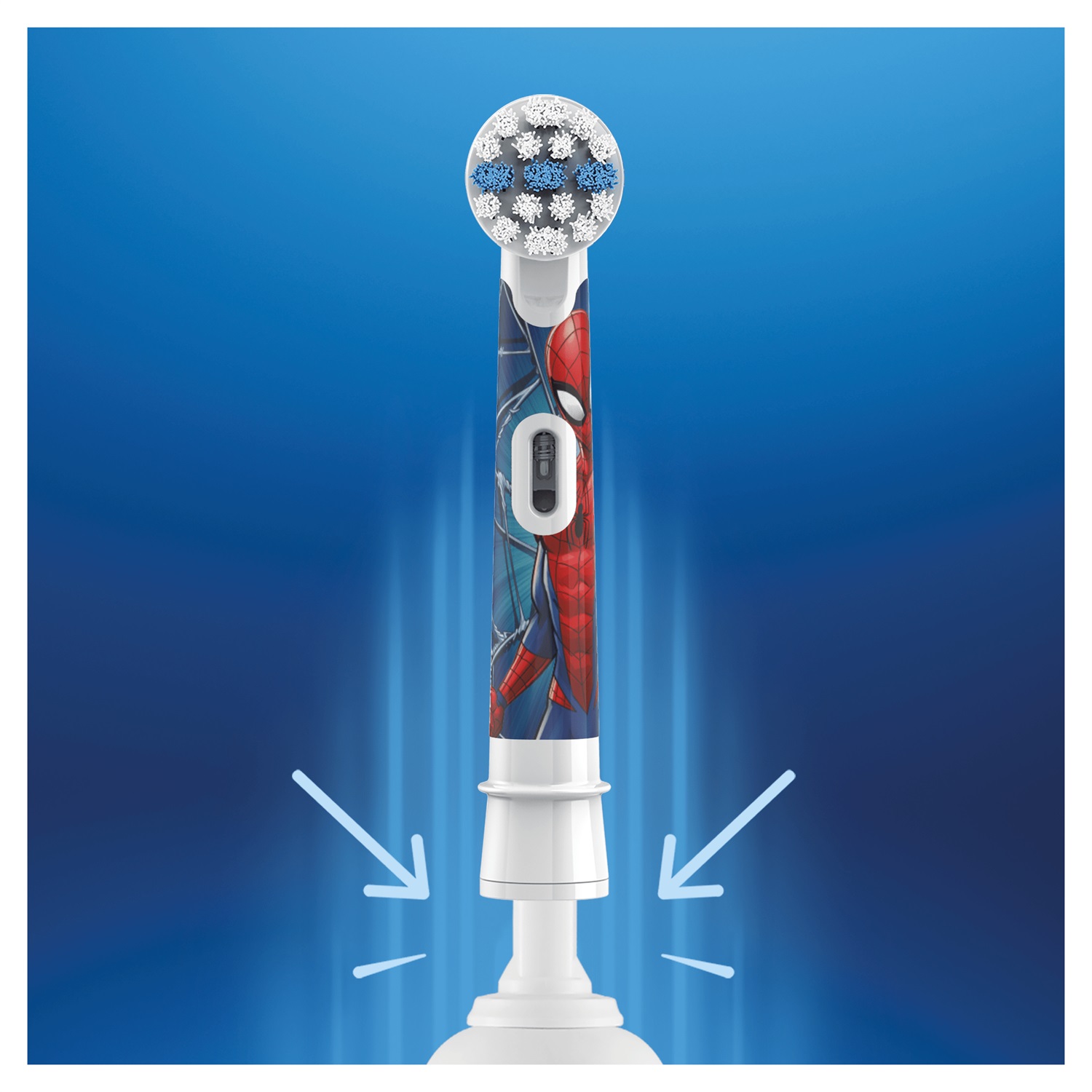 Oral-B Kids Spiderman Testine di Ricambio Extra Soft 4 Pezzi per Spazzolino Elettrico