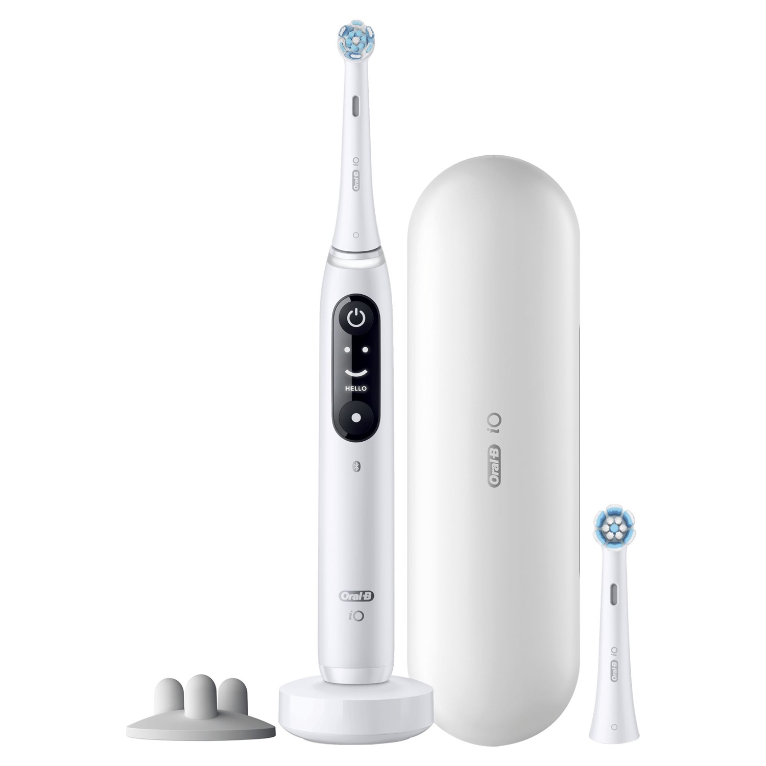 Oral-B iO 7S Spazzolino Elettrico Oscillante Bianco - 5 Modalità: Cura Quotidiana, Pulito Profondo, Cura Gum, Sensibile, Sbiancante