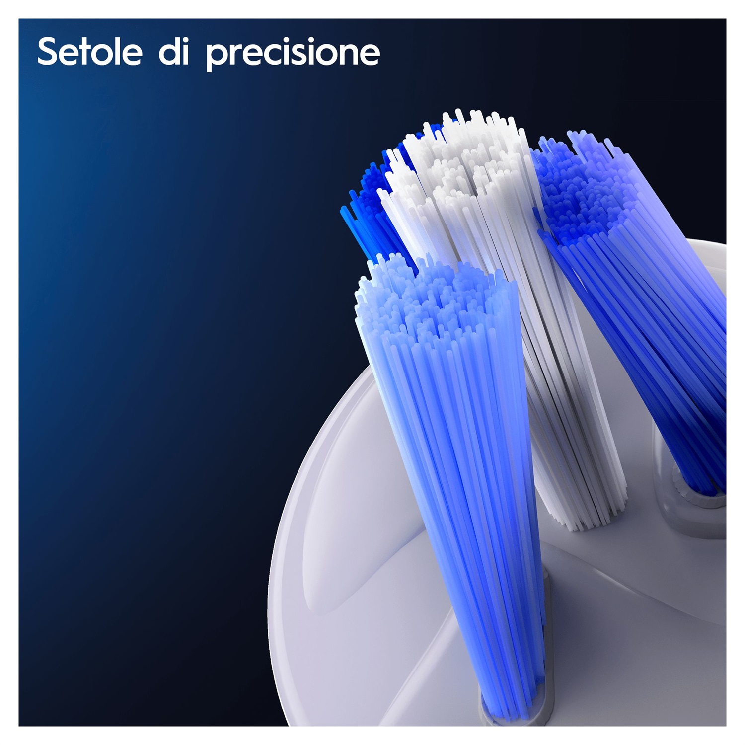 Oral-B iO Specialised Clean - Testine di Ricambio con Setole di Precisione, Confezione da 2 Pezzi