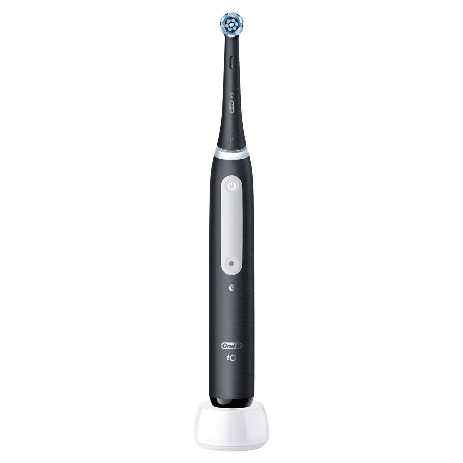 Oral-B iO Series 4 Spazzolino Elettrico Ricaricabile Nero con Tecnologia Avanzata e Sensore di Pressione