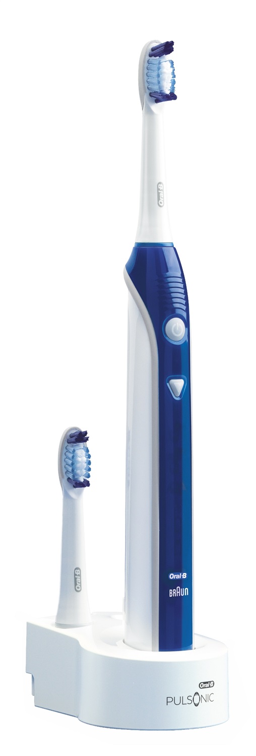Oral-B Power Sonic Complete DLXS18535 - Spazzolino Elettrico Rotante-Oscillante Blu, Grigio, Bianco
