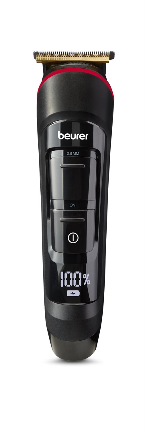 Beurer MN9X Multigroomer 11 in 1 Nero - Rasoio Elettrico Impermeabile con 11 Accessori e Batteria Litio da 90 Minuti
