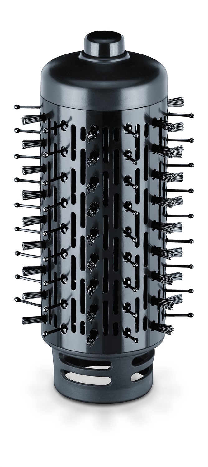 Beurer HT 80 Spazzola Rotante ad Aria Calda 1000W con Funzione Ionica, 2 Accessori per Volume e Ricci, Rivestimento in Ceramica