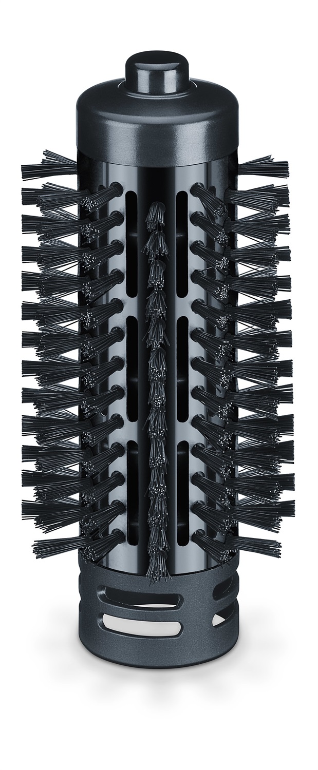 Beurer HT 80 Spazzola Rotante ad Aria Calda 1000W con Funzione Ionica, 2 Accessori per Volume e Ricci, Rivestimento in Ceramica