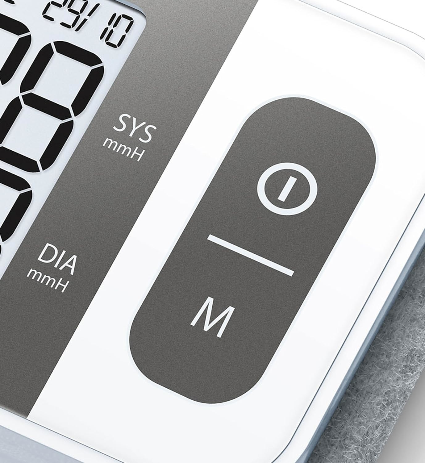 Sanitas Misuratore di Pressione Da Polso SBC 15 - Sfigmomanometro Automatico con Display LCD, Memoria per 60 Misurazioni e Funzione di Avviso Aritmie