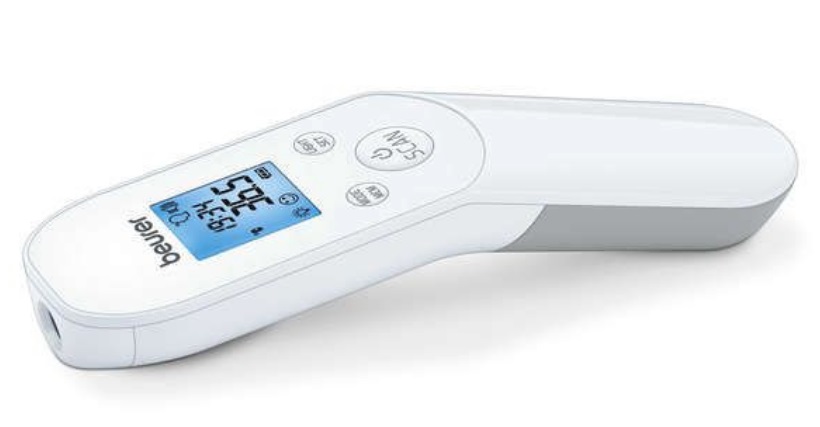 Beurer FT 85 - Termometro senza contatto a raggi infrarossi per misurazione rapida della temperatura corporea, ambientale e superficiale