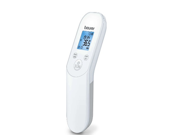 Beurer FT 85 - Termometro senza contatto a raggi infrarossi per misurazione rapida della temperatura corporea, ambientale e superficiale