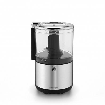 WMF Tritatutto Elettrico 0,3 L 65 W in Acciaio Inox Cromargan - 2 Velocità, Design Compatto e Salvaspazio
