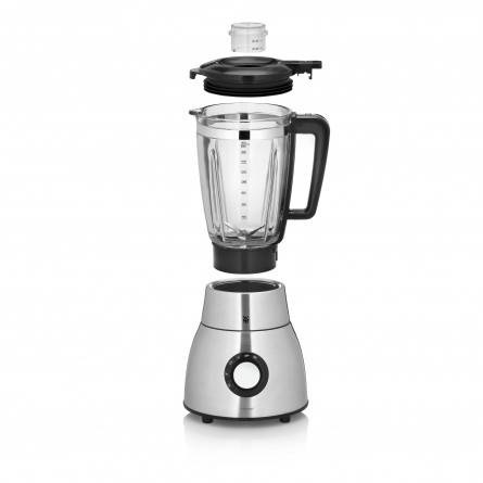 WMF Kult Pro Frullatore 1,8 L 1400 W Argento con Contenitore in Vetro e 25.000 Giri/min