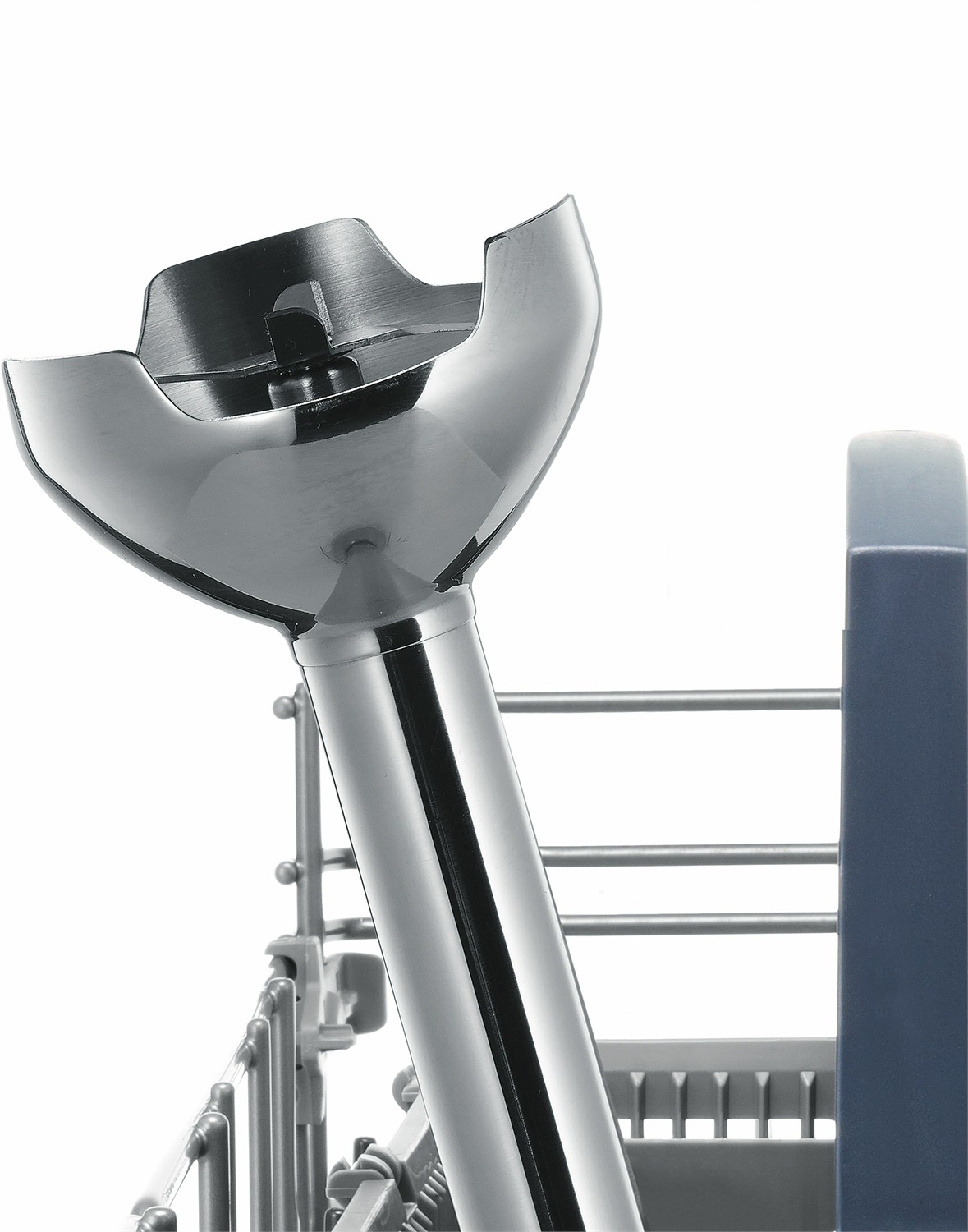 Bosch MSM24100 Frullatore a immersione CleverMixx 400W Bianco e Rosso con Piedino Rimovibile in Acciaio Inossidabile e Ciotola da 0,75 L