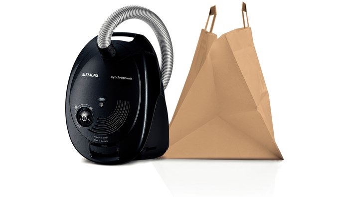 Siemens Aspirapolvere VS06B112A 700W A cilindro con sacchetto da 4L e filtro igienico