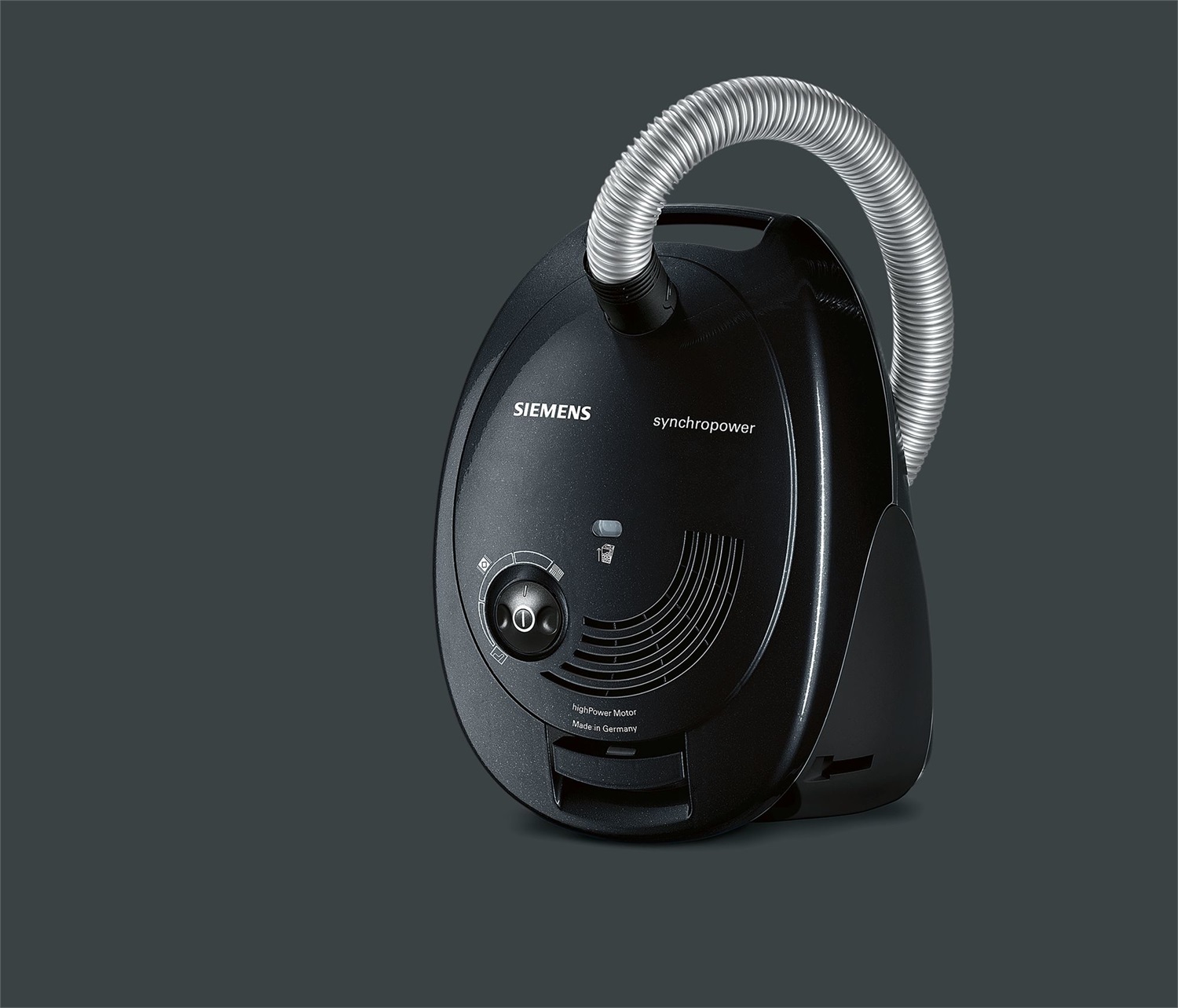 Siemens VS06A212 Aspirapolvere a Traino a Cilindro 600 W con Sacchetto, Filtro Igienico e Bocchetta per Pavimenti