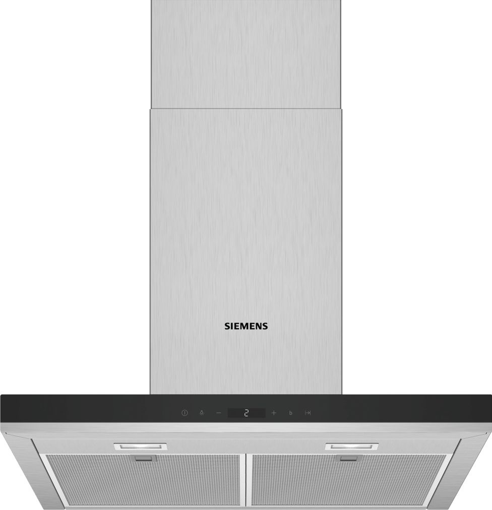 Siemens LC67BHP50 iQ500 Cappa Aspirante a Parete 60 cm Acciaio Inox 674 m³/h Classe A