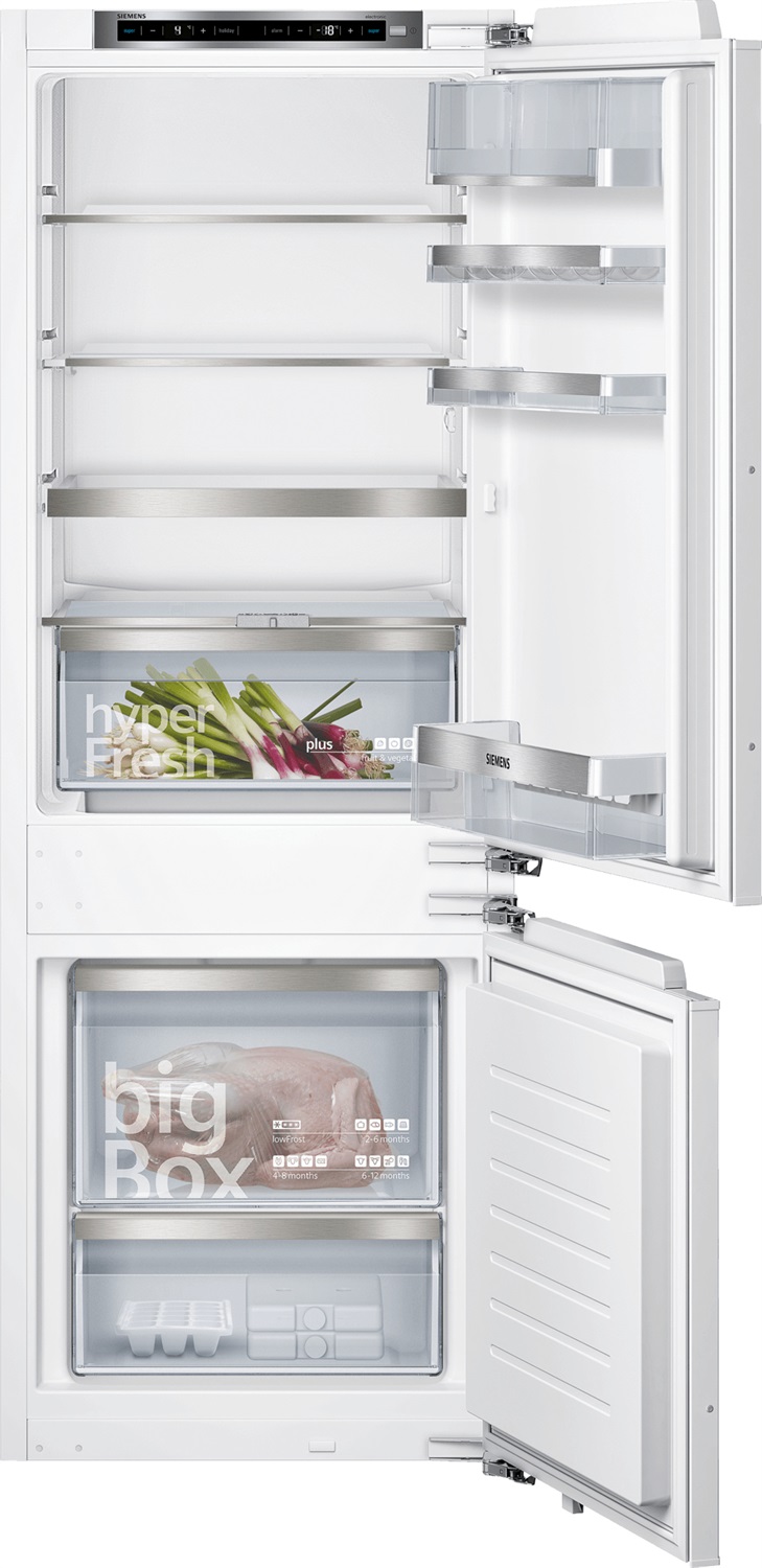 Siemens KI77SADE0 iQ500 Frigorifero da Incasso 231 L con Tecnologia lowFrost e hyperFresh Premium 0° - Bianco
