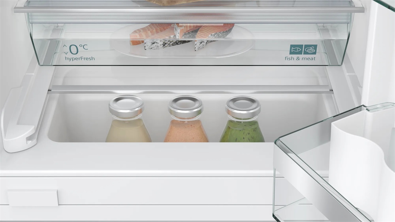 Siemens iQ500 KU22LADD0 Frigorifero Sottopiano Monoporta con Congelatore - 110 L, Classe D, Altezza 82 cm