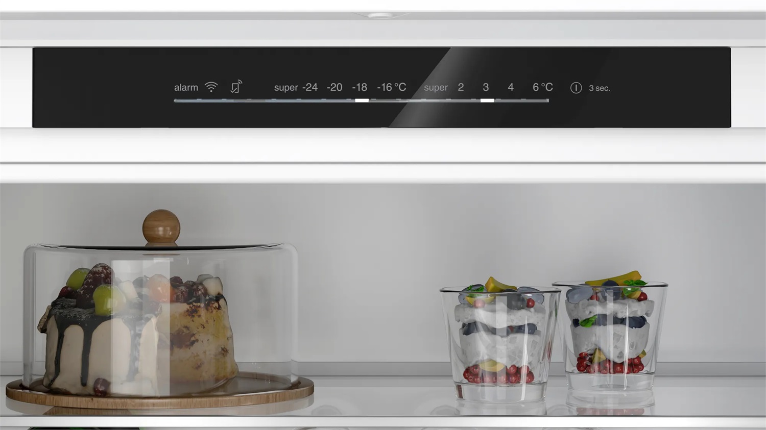 Siemens iQ300 KB96NVSE0 Frigorifero Combinato da Incasso 383 L Classe E No Frost Bianco