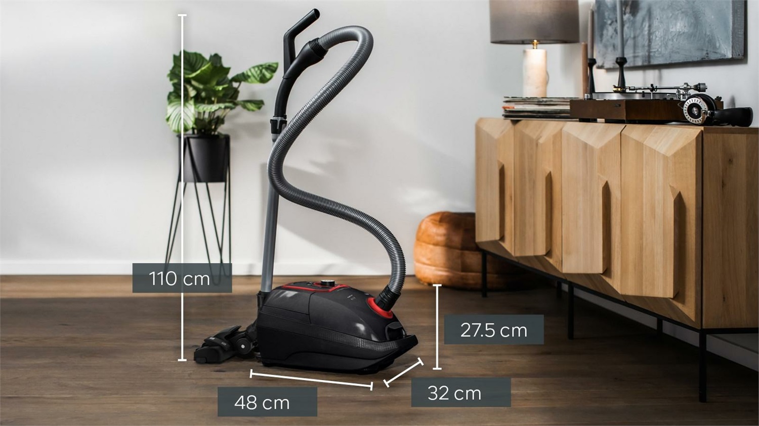 Siemens VSZ7XTRM Z 7.0 - Aspirapolvere con Sacchetto Grigio, Alta Prestazione e Lunga Durata