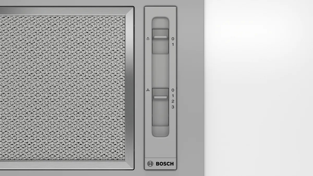 Bosch DLN53AA70 Cappa a Scomparsa Aspirante Integrabile 53 cm Acciaio Inox 302 m³/h Classe D