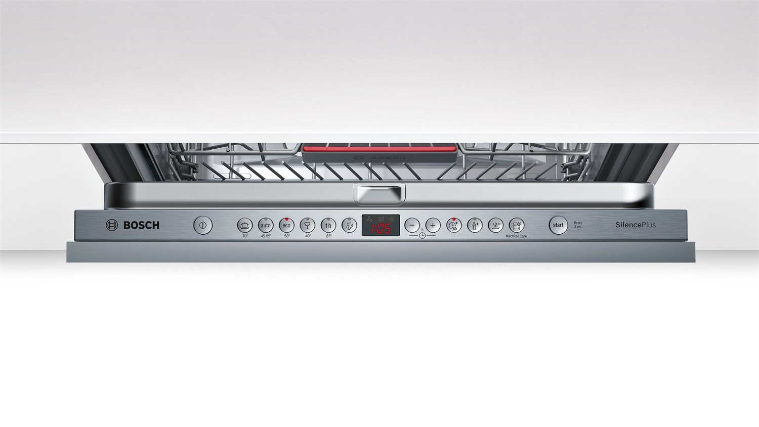 Bosch Serie 4 SMV46KX04E Lavastoviglie A Scomparsa Totale 13 Coperti A con Asciugatura Extra e Programma Bicchieri