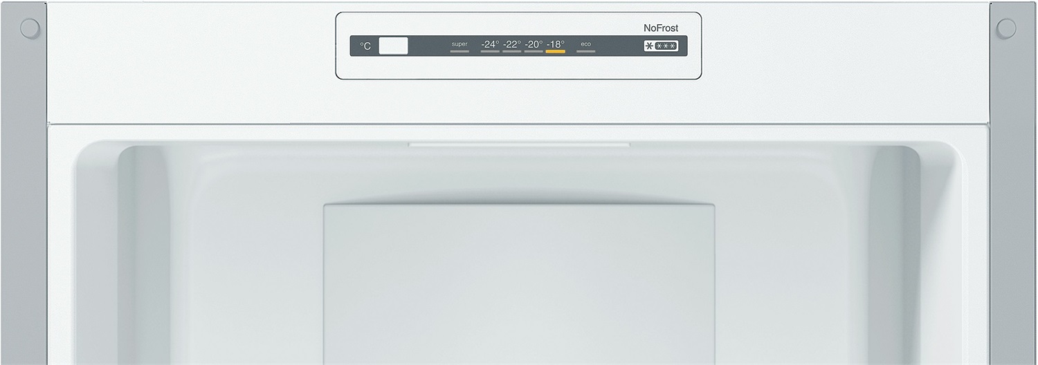 Bosch KGN36NLEA Frigorifero Combinato da Libera Installazione 186 x 60 cm Inox Look 305 L Classe E NoFrost